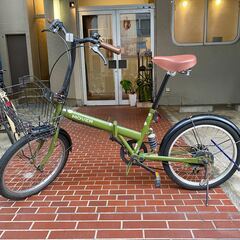 【中古】オシャレな折り畳み自転車の画像