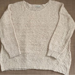earth music & ecology  ニット　アイボリー