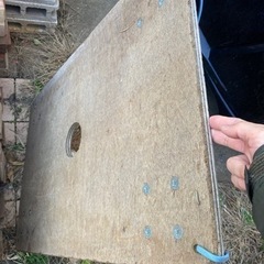 【中古】台車　平床型　平台車　木製の画像