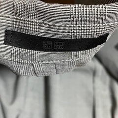 ⭐️値下げ⭐️【美品】ユニクロ　ジャケット　グレーチェック　Mサイズ　メンズの画像