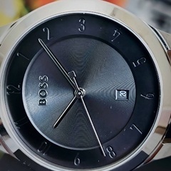 新品　ヒューゴボス ピュリティ 1513984 ブラックダイヤル ブラックレザーストラップ　発送可能の画像