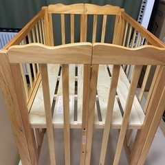 大和屋　パタン　折りたたみミニベビーベッドの画像