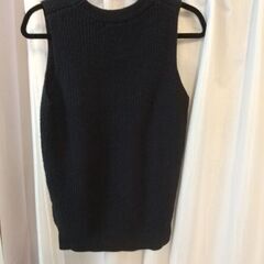 ★チャオパニック★M★ニットベスト★ネイビーの画像