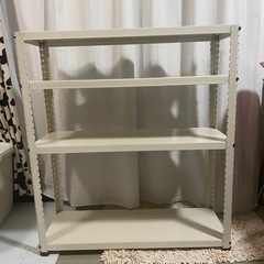 スチールラック4段　美品3台有り１台4000円の画像