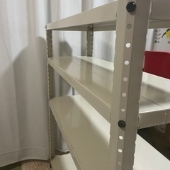 スチールラック4段　美品3台有り１台4000円の画像