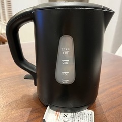 【良品】電気ケトル　説明書つき