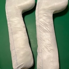 ニトリ　頭も支える抱き枕　水色
