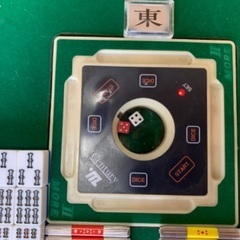 全自動麻雀卓 麻雀牌2セット 点棒付き