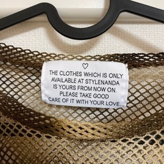 STYLE NANDA 韓国 メッシュトップスの画像