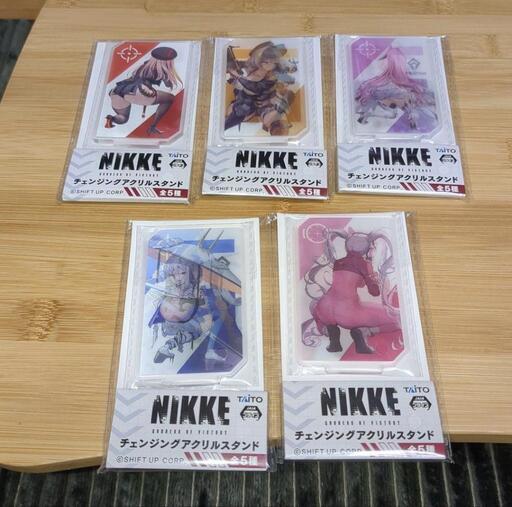 5点 セット 勝利の女神 NIKKE チェンジングアクリルスタンド  アクスタ