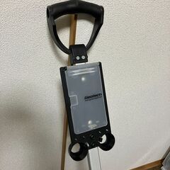 【中古・価格応相談】Geotech ゴルフ手引きカート（アルミ製、２輪、折り畳み式、バスケット付き）の画像