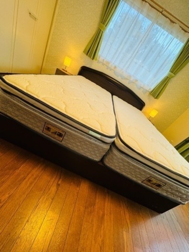 ２４時間限定値下げ中　シーリー　マットレス　フランスベッド　フレーム