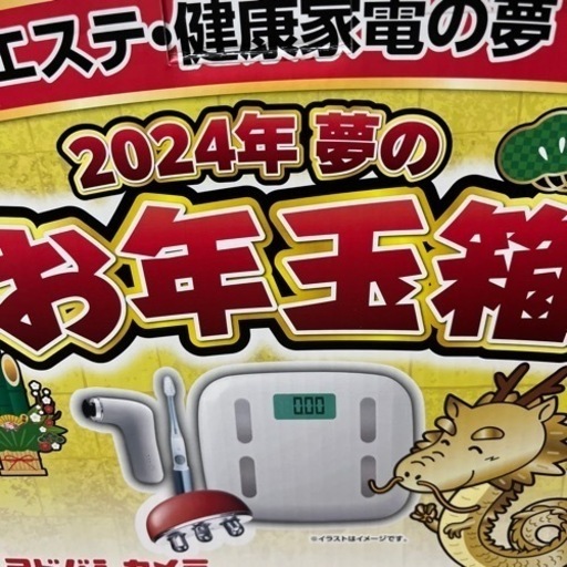 ヨドバシ　2024夢のお年玉箱