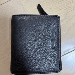 財布 ウォレット 二つ折り 二つ折り財布 小銭入れ ブラック 札入れ
