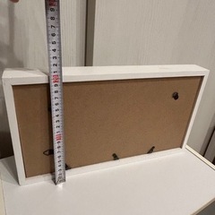 白 フォトフレーム（中身はサンプルです）の画像