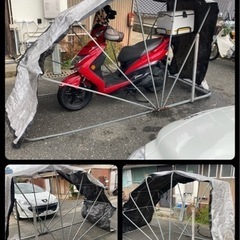 バイクバーン　骨組みのみ