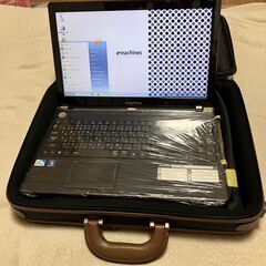 ノートPC　emachines E732Z-A12B 動作確認済　美品　エレコムのPCバック付の画像
