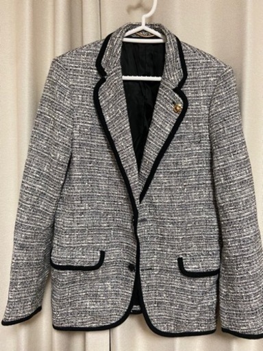 ツィードパイピングジャケット