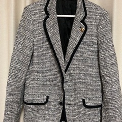 ツィードパイピングジャケット