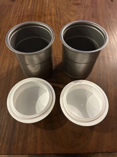 パコジェット用　蓋付ビーカー　2個セット