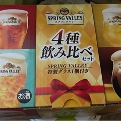 スプリングバレー飲み比べグラス付き