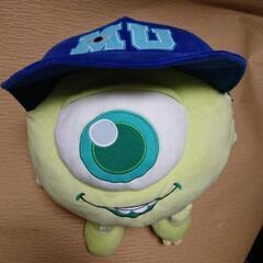 【タグ付】モンスターズインク  マイク　ぬいぐるみ　マシュマロ生地