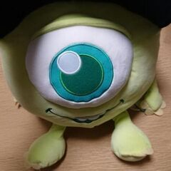 【タグ付】モンスターズインク  マイク　ぬいぐるみ　マシュマロ生地の画像