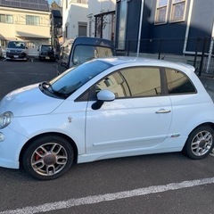 【不動】【外観内装綺麗】フィアット 500 FIAT チンクエチェント 純正 スカイブルー【近隣レッカー代負担】の画像