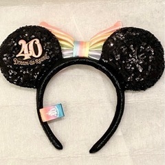 極美品　ディズニーランド 40周年 カチューシャ ２つセット ドリームゴーラウンド ディズニーシー ミッキー ミニーの画像