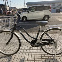 24インチ自転車】変速なし 美品❗️前カゴ新品❗️BAA認定車 若林