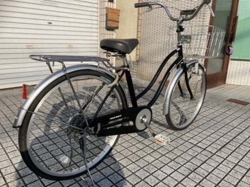 【24インチ自転車】変速なし　美品❗️前カゴ新品❗️BAA認定車　若林自転車　浜大津店　SALE中❗️