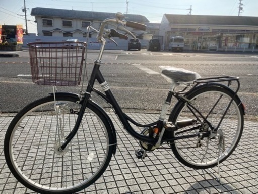 【26インチ自転車】美品❗️外装6段変速　LEDオートライト付　前後タイヤ　サドル新品❗️若林自転車　膳所店　SALE中❗️