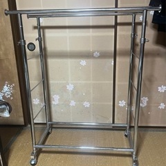 ハンガーラック2段高さ調節付きあげます！