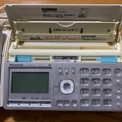 パナソニック　電話ファックス　子機もあります！の画像
