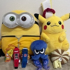 ぬいぐるみ　ポケモン　スプラトゥーン　ミニオン