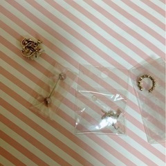 ピアス イヤリング ボディピアス イヤカフ 4点セット