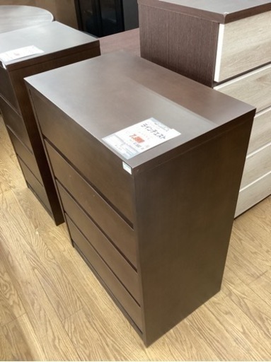 KA-17【新入荷　リサイクル品】ケユカ　ラインチェスト　ブラウン