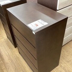 KA-17【新入荷　リサイクル品】ケユカ　ラインチェスト　ブラウン