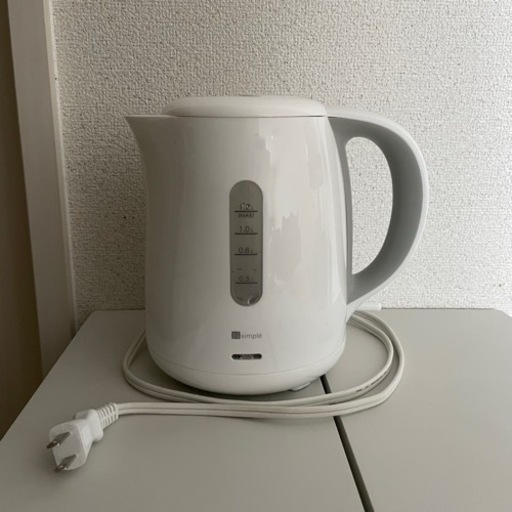 お譲り先決定 電気ケトル 3/15まで