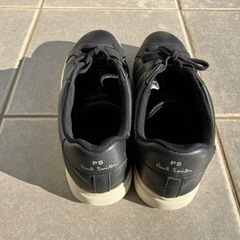 ポールスミスレザースニーカー　黒の画像