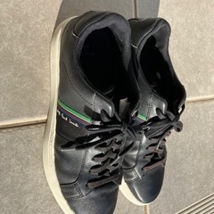 ポールスミスレザースニーカー　黒の画像