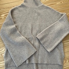 女性　ウール　100％　ニット　スカート　セットの画像