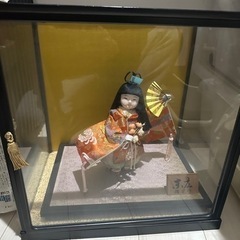 ひな祭りに飾る人形です。の画像