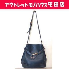 キタムラ ショルダーバッグ Kitamura ネイビー色系 肩掛...