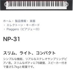 YAMAHA　NP-31 【出品最終日！値下げしました】