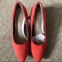 ヒールパンプス　シューズ　レディース　新品　サイズ23.5