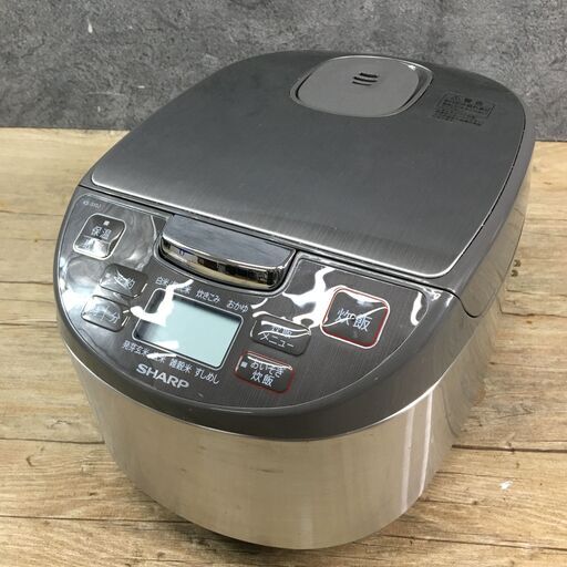 2/3 終 SHARP シャープ 2021年製 5.5合 炊飯器 KS-S10J-S シルバー 動作確認済 菊HG