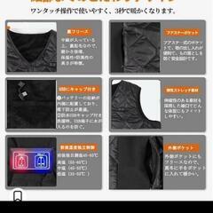 電熱ベスト レディース Lサイズの画像