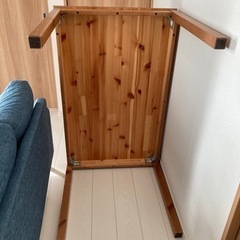 IKEA ダイニングテーブル　ヨックモック　アンティークステインの画像