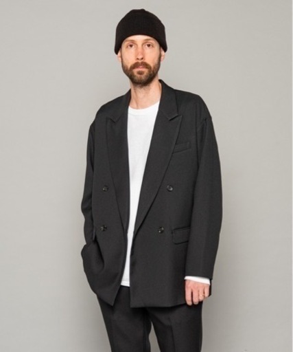 【セットアップ】オーバーサイズソフトジャケットRETORO POLYESTER